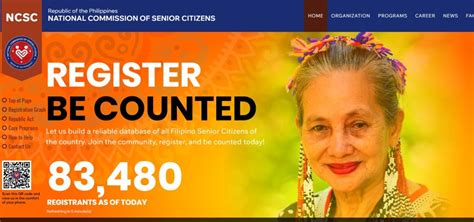 ncso registration|Senior Citizen Online Registration .